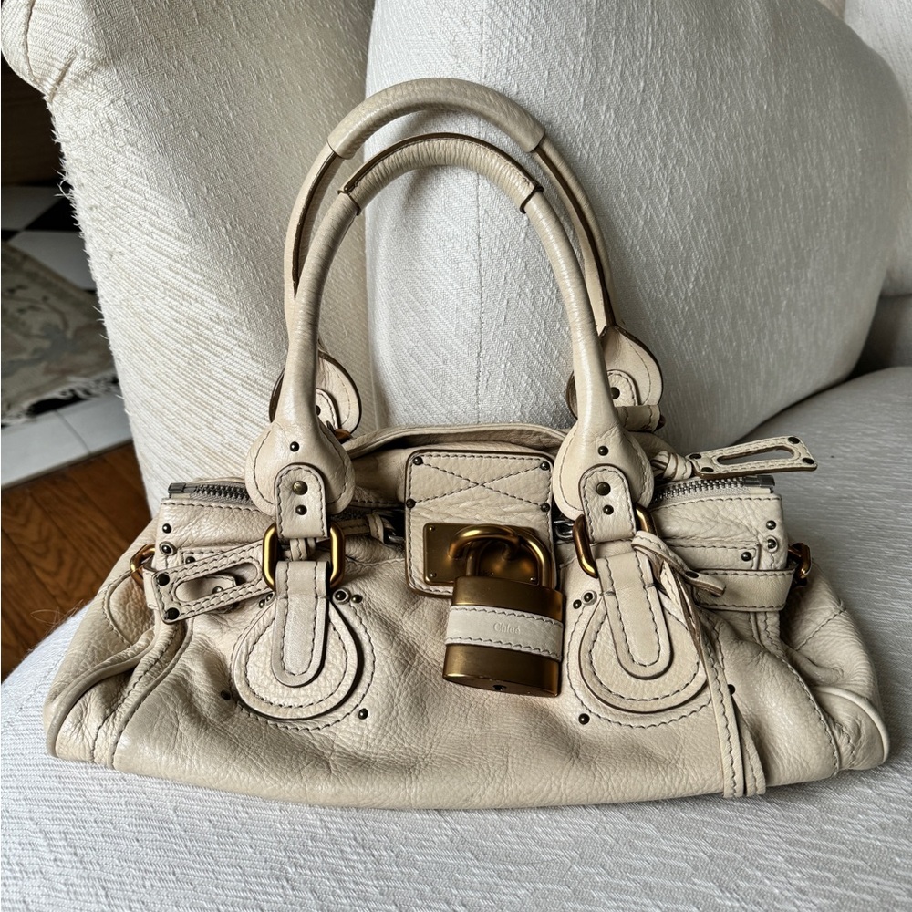 Vintage cream Chloe Paddington Bag - Picture 3 of 16